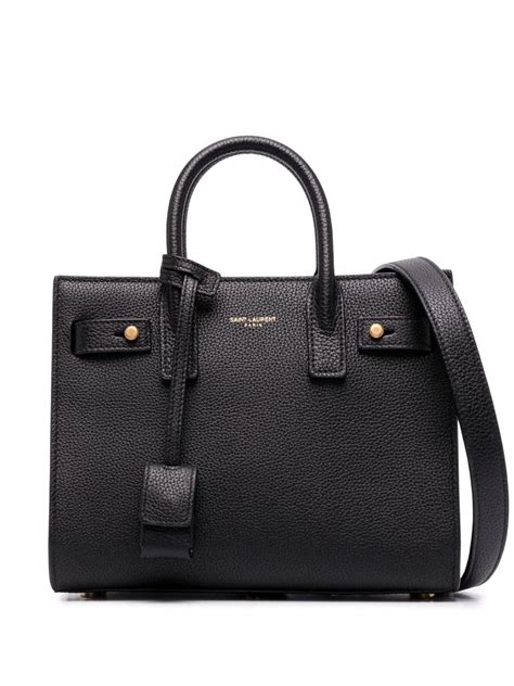 YSL Sac De Jour Tote Bag, Black 